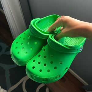 Green crocs